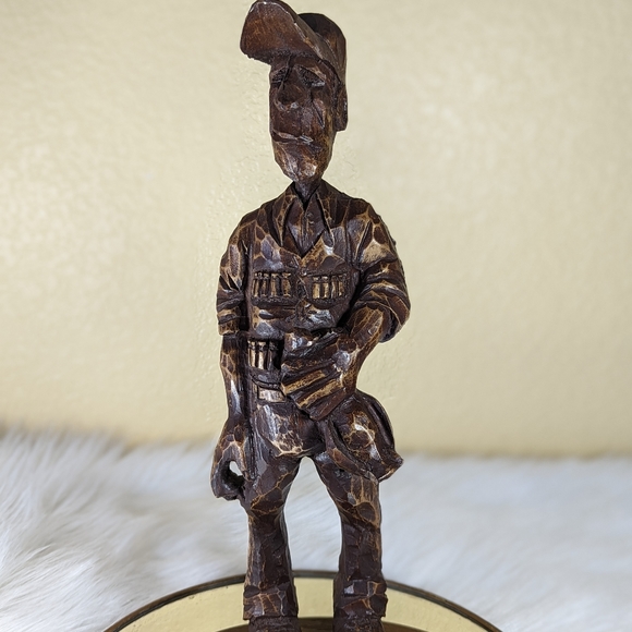 Ducks Unlimited Doug Dutenhoeffer Signed Wooden Hunting Sculpture Wood Vintage - Picture 9 of 10